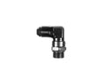 8an Male to 8an ORB Male Swivel 90-Deg Black