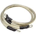 NAMZ Battery Cables 7in. Black (1/4in. & 5/16in. Lugs) - Pair