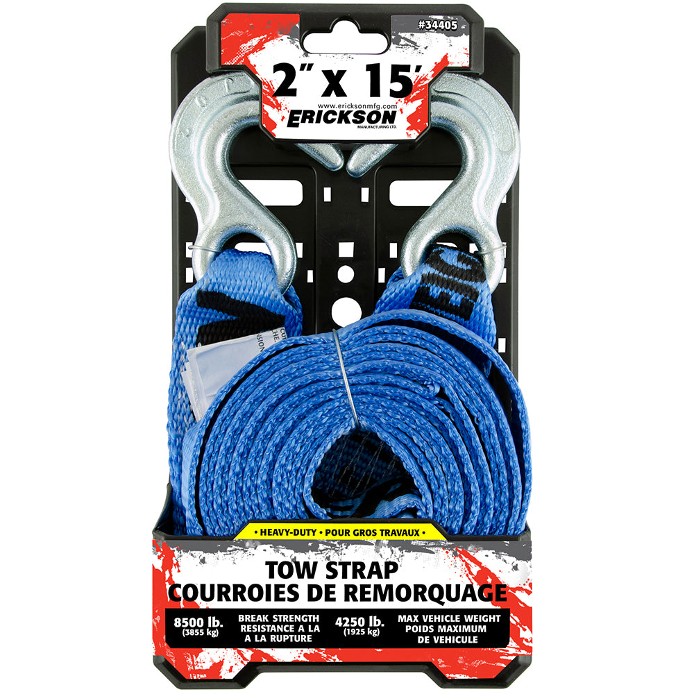 ERICKSON blue tow strap