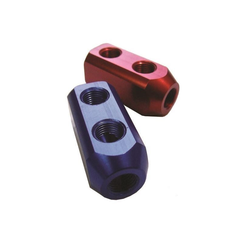 BLUE NITROUS DISTRIBUTION BLOCK