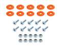 Countersunk Bolt Kit Orange 10pk