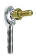 QA1 G Series 2-Pc Rod End - Male/Left Hand - .19in Bore x 3/16-24 w/Stud - Stainless Steel w/PTFE