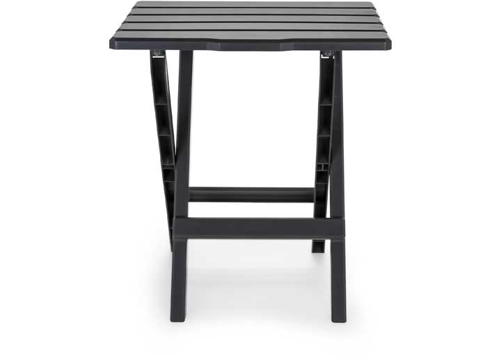 TABLE ADIRONDACK STYLE QUICK FOLDING PLASTIC LG CHARCOAL