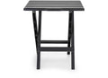 TABLE ADIRONDACK STYLE QUICK FOLDING PLASTIC LG CHARCOAL
