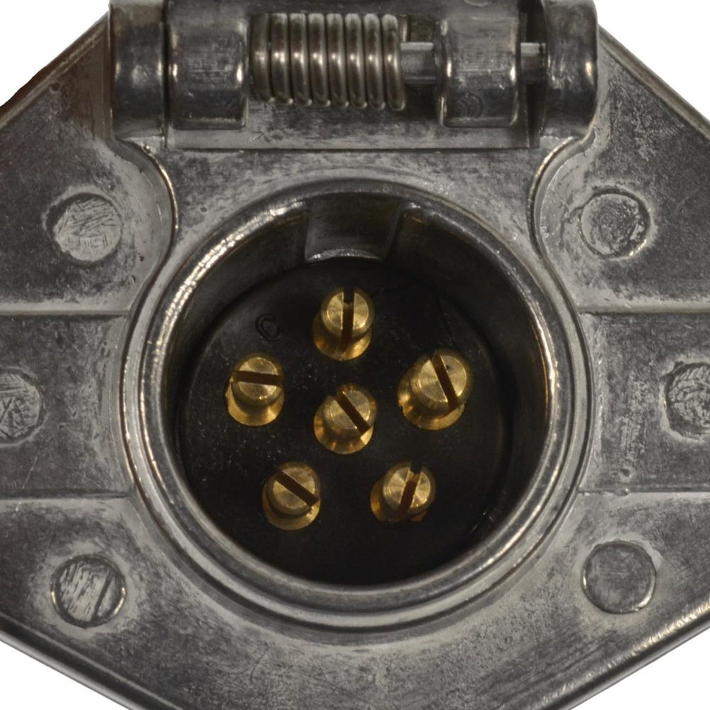 6 POLE ROUND CONNECTOR WITH CONCEAL