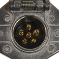 6 POLE ROUND CONNECTOR WITH CONCEAL