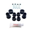 Prothane 84-87 Chevy Corvette Front End Link Kit - Black
