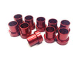 Fragola -4AN Tube Sleeve - Red (10 Pack)