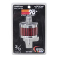 K&N Steel Base Crankcase Vent Filter 3/8in OD Tube  2in OD 1-1/2in Height
