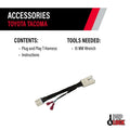 16C TACOMA PLUG & PLAY THARNESS ONLY(CAN BE USED W/POPPL8547HD)