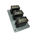 3-POSITION SWITCH PANEL, 44 X 22 MM