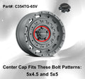Vision Wheel THRGRY EXP 5L BOLT ON VIS CAP C354TG-65V