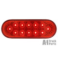 LED OVAL TAIL;MIRROFLEX;12DIODE;RED