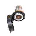 OPTIMATE CABLE ADAPTEREXTENDER SPRING LOADED DIN BIKE METAL SOCKET W/ BLADE & SPADE SOLDER