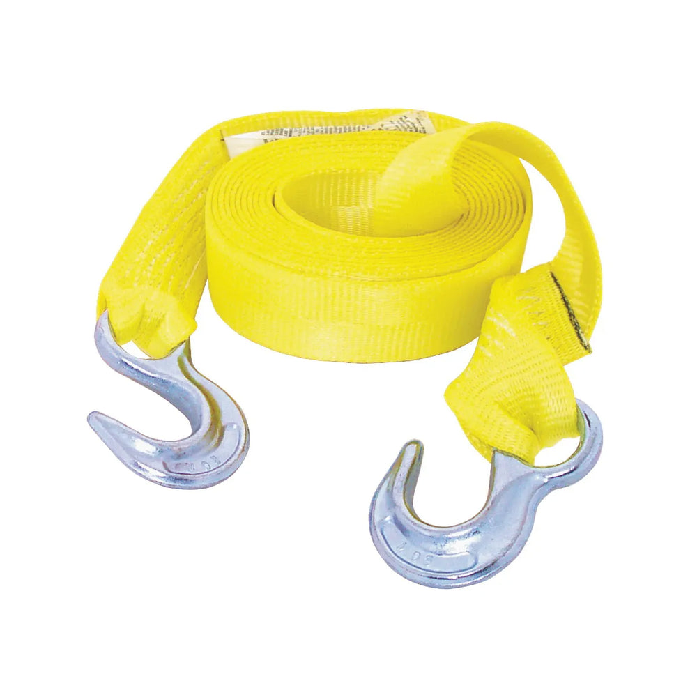 15FT X 2IN TOW STRAP 5000 LBS MAX VEHICLE WT (12000 LBS WEB CAPACITY) CLAMSHELL
