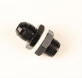 Fragola -6AN Fuel Cell Bulkhead w/ Washers and Nut - Black
