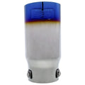 DC Sport Polished Stainless Universal Bolt On Exhaust Slant Cut Tip 2.87 Inlet 3.5 Outlet