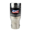 DC Sport Polished Stainless Universal Bolt On Exhaust Slant Cut Tip 2.875 Inlet 3.75 Outlet
