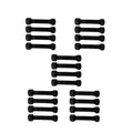 (50)NYLON NUT LOCK 9/16IN18 HEX 22MM