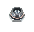 Fragola -16AN Port Plug 1 5/16-12 - Black