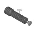 Vortex Racing Rearsets Replacement Foot Peg with End Plug- Black