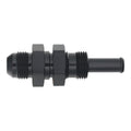 DeatschWerks 8AN Male Flare to Straight 3/8in Single Hose Barb - Anodized DW Titanium