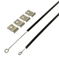 CABLE DOOR LOCK KIT - PAIR