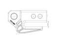 DV8 Xtract Hitch Skid Replacement Pads - Aluminum