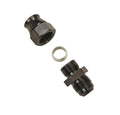 Moroso Aluminum Fitting Adapter 8AN Male to 1/2in Tube Compression - Black