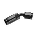 04 45 DEG DOUBLE SWIVEL HOSE ENDBLACK