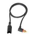 OPTIMATE CABLE ADAPTEREXTENDER SAE TO DIN 90 DEGREE LOW PROFILE PLUG W/ WEATHERPROOF INLINE SEAL