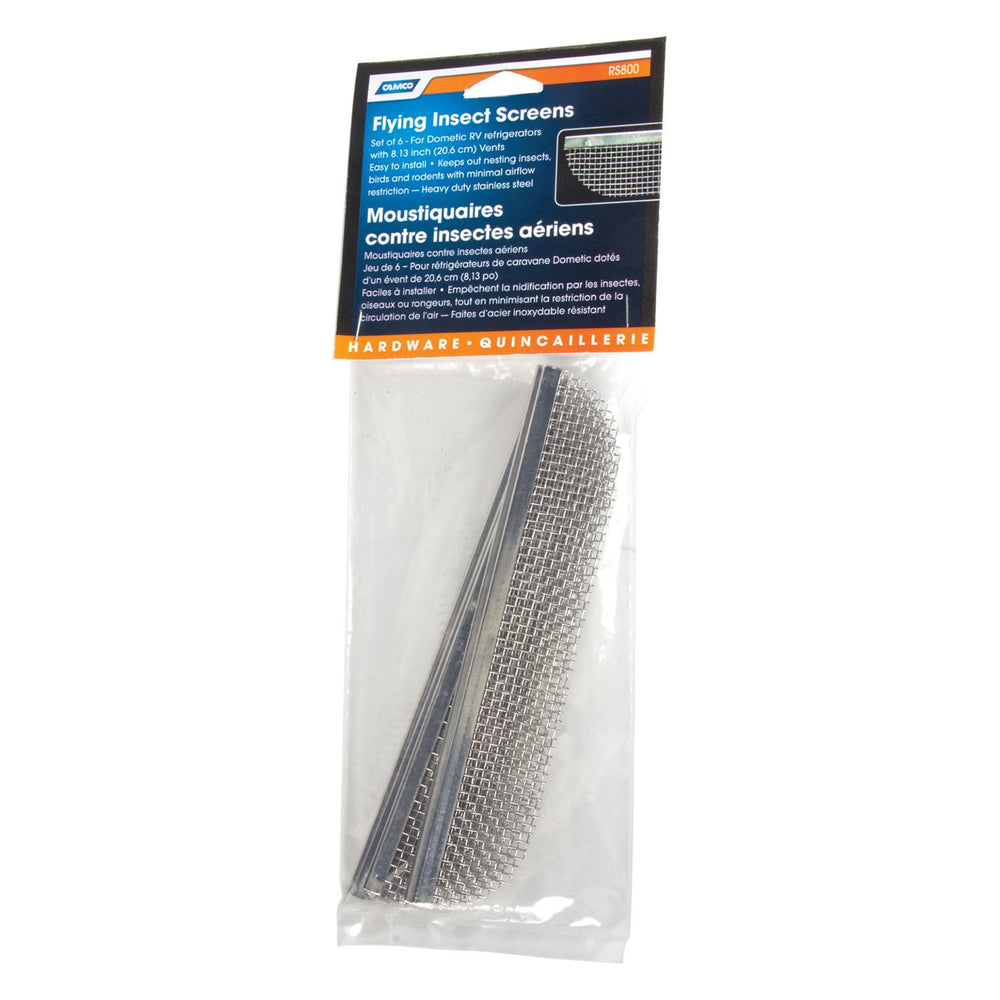 FLYING INSECT SCREENRS800 DOMETIC REFRIG 8.13IN 6PK BAGGED