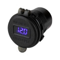 ROUND USB/USC SOCKET W/HIDDEN VOLT