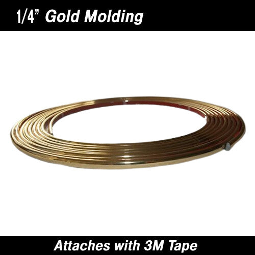 PROTEKTOTRIM FENDER TRIM1/4IN HALF ROUND20FT KITGOLD