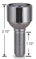 GG BOLT LOCK BALL 12-1.50 CHR 28MM