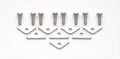 Chrome Valve Covers Clamps & Bolts Chrome Fits Small Block Chevrolet Mr Gasket