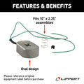 10IN MAGNET KIT (W/GREEN LEAD WIRES RETAINER CLIP & SPRING)