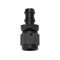 Pushlock Hose End Black Straight -16