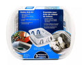 SINK KIT W/DISH DRAINER DISH PAN & SINK MAT