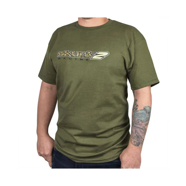 CAMO T-SHIRT MILITARY GREEN - XXXL