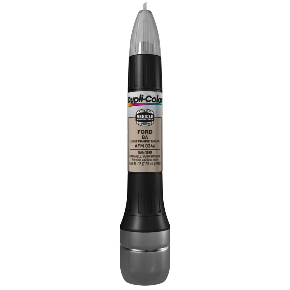 FORD EXACTMATCH TOUCHUP PAINT; LT PRAIRIE TAN (M);0.5 OZ. PENTIP/BRUSH APPLIC