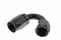 06 150 DEGREE FEMALE ALUMINUM HOSE END BLACK