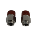3/8 NPT(M) TO 3/8 AIRLINE STRAIGHT FITTING (2 PCS) DOT APPROVED