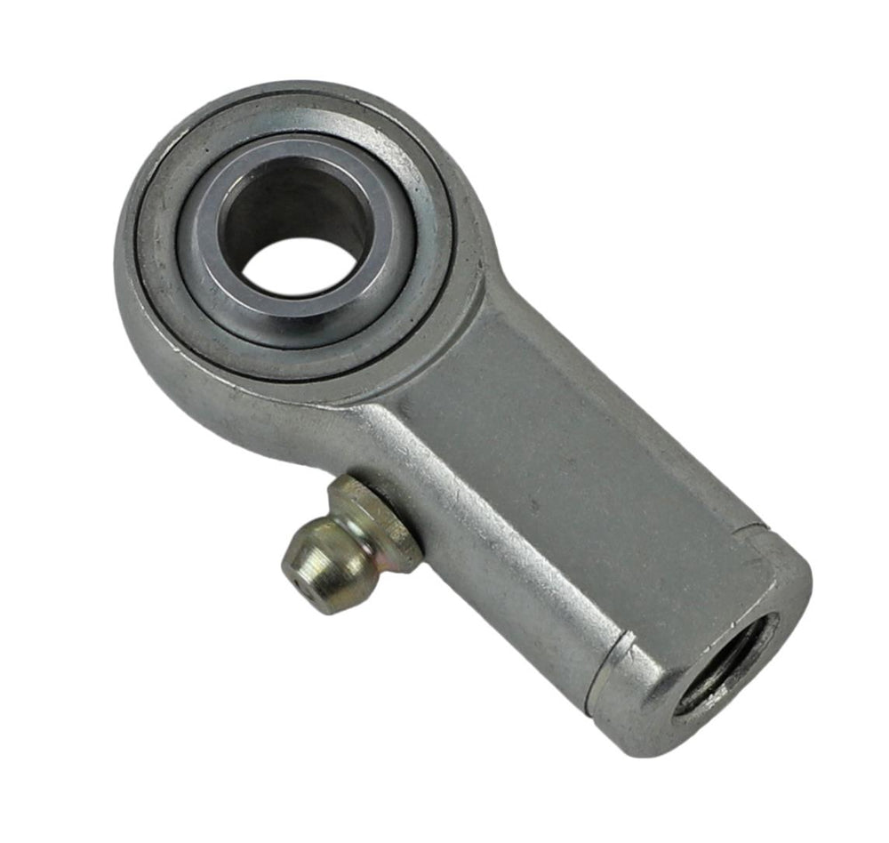 QA1 H Series 3-Pc Rod End - Female/Left Hand - .375in Bore x 3/8-24 w/Stud & Zerk - Alloy Steel