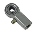 QA1 H Series 3-Pc Rod End - Female/Left Hand - .375in Bore x 3/8-24 w/Stud & Zerk - Alloy Steel