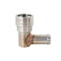 Heater Hose Connector 5/8 QC Small Tube 90 degrees to 5/8 Hose Barb - RAM 6.7L Cummins 2007.5-2024
