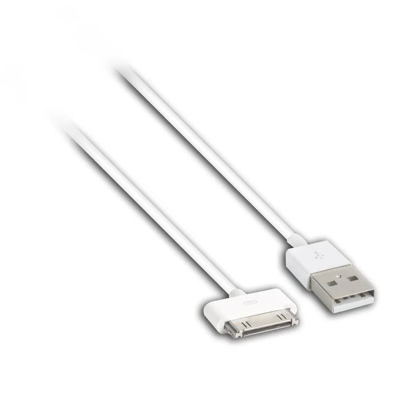 BLACK METALLIC LIGHTNING TO USB CHARGING AND DATA CABLE