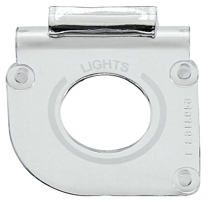 HEAD LIGHT SWITCH LENS CLEAR CHEVELLE/EL CAMINO 7172 SS