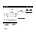 Centric C-TEK Semi-Metallic Brake Pads w/Shims - Rear