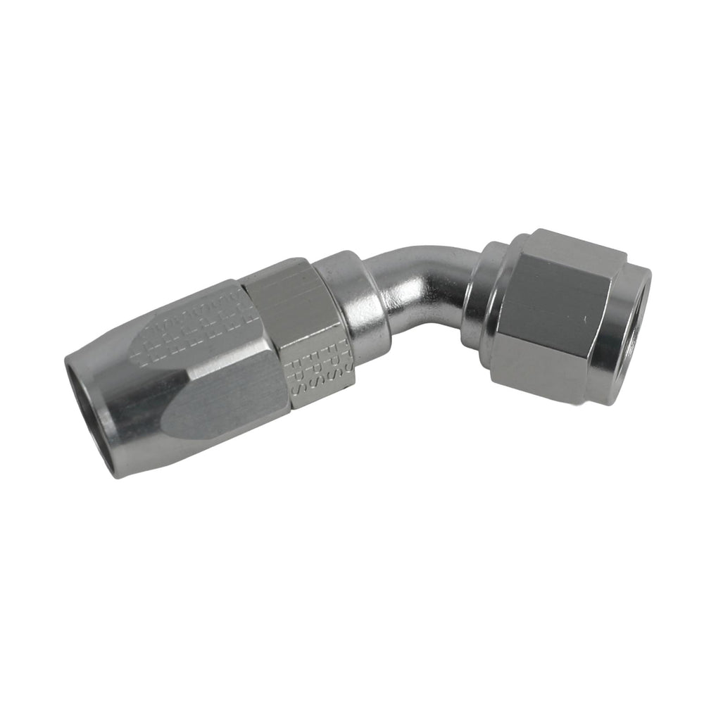 #8 X 45 POWER FLOW HOSE END CLEAR